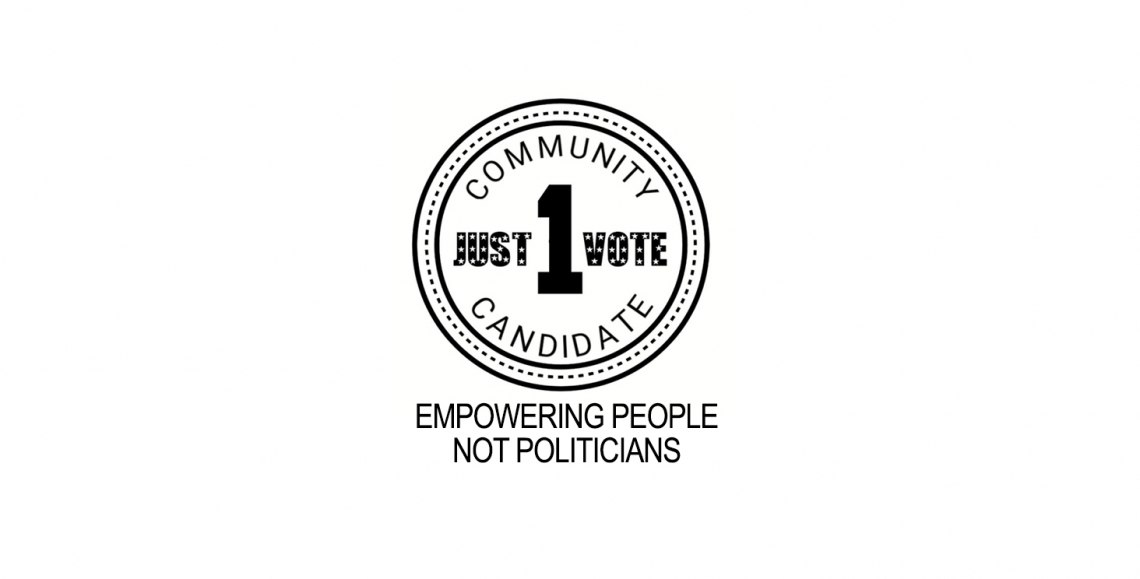 Just 1 Vote - Community Candidates